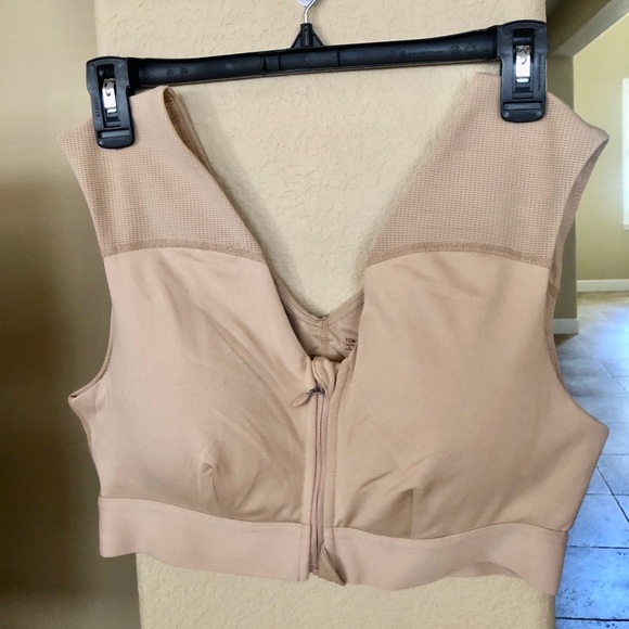 TOMMIE COPPER FRONT ZIP SUPPORT BRA L - Picture 7 of 9